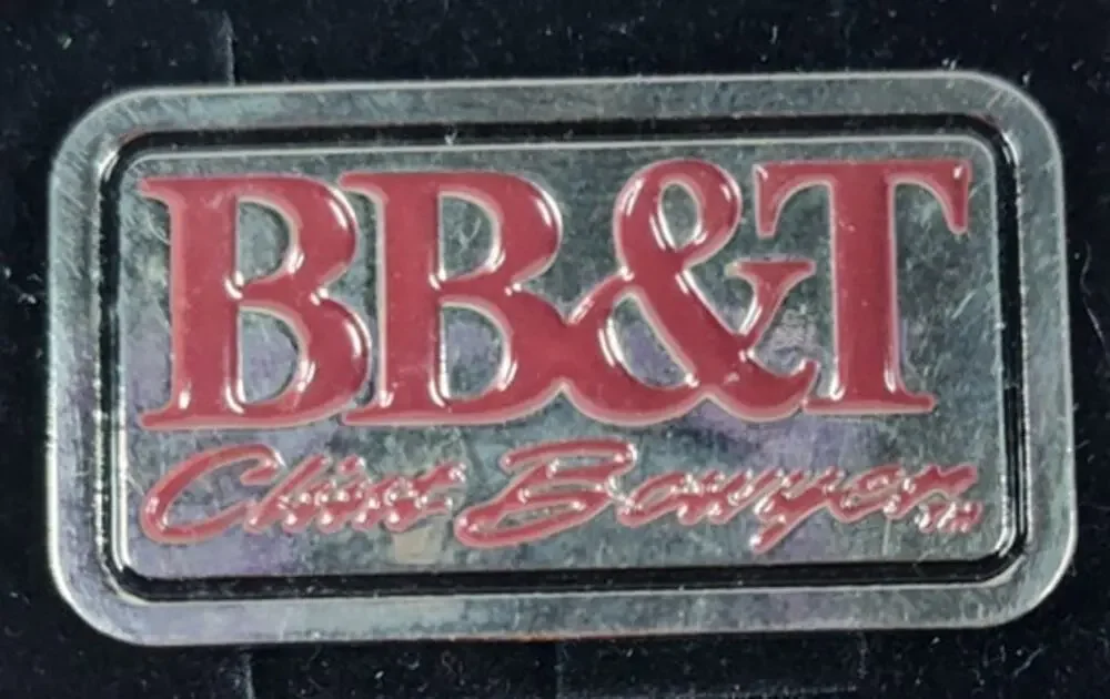 Clint Bowyer Racing NASCAR BB & T Branch Banking & Trust Sponsor Pin